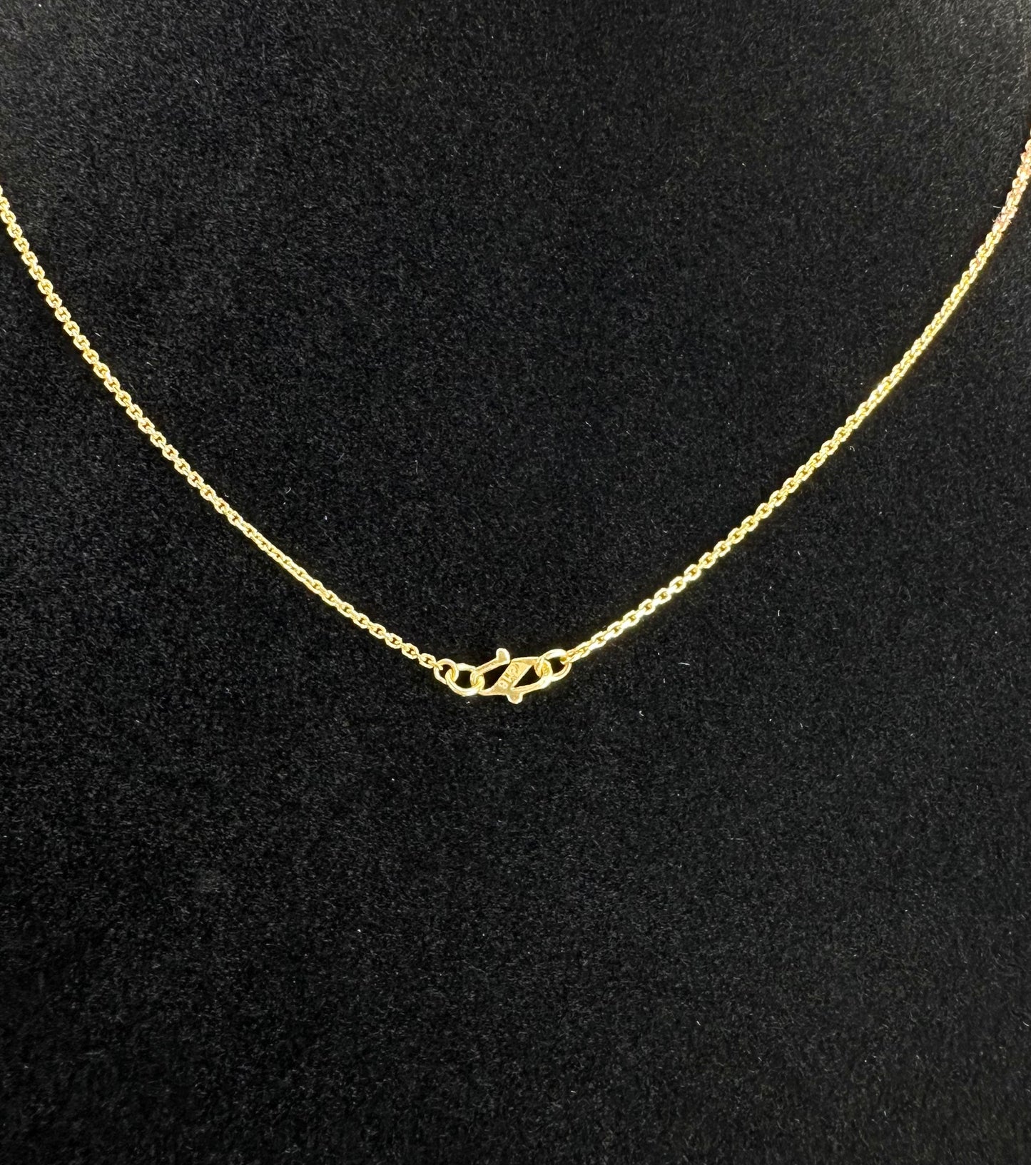 22k solid gold designer flower necklace