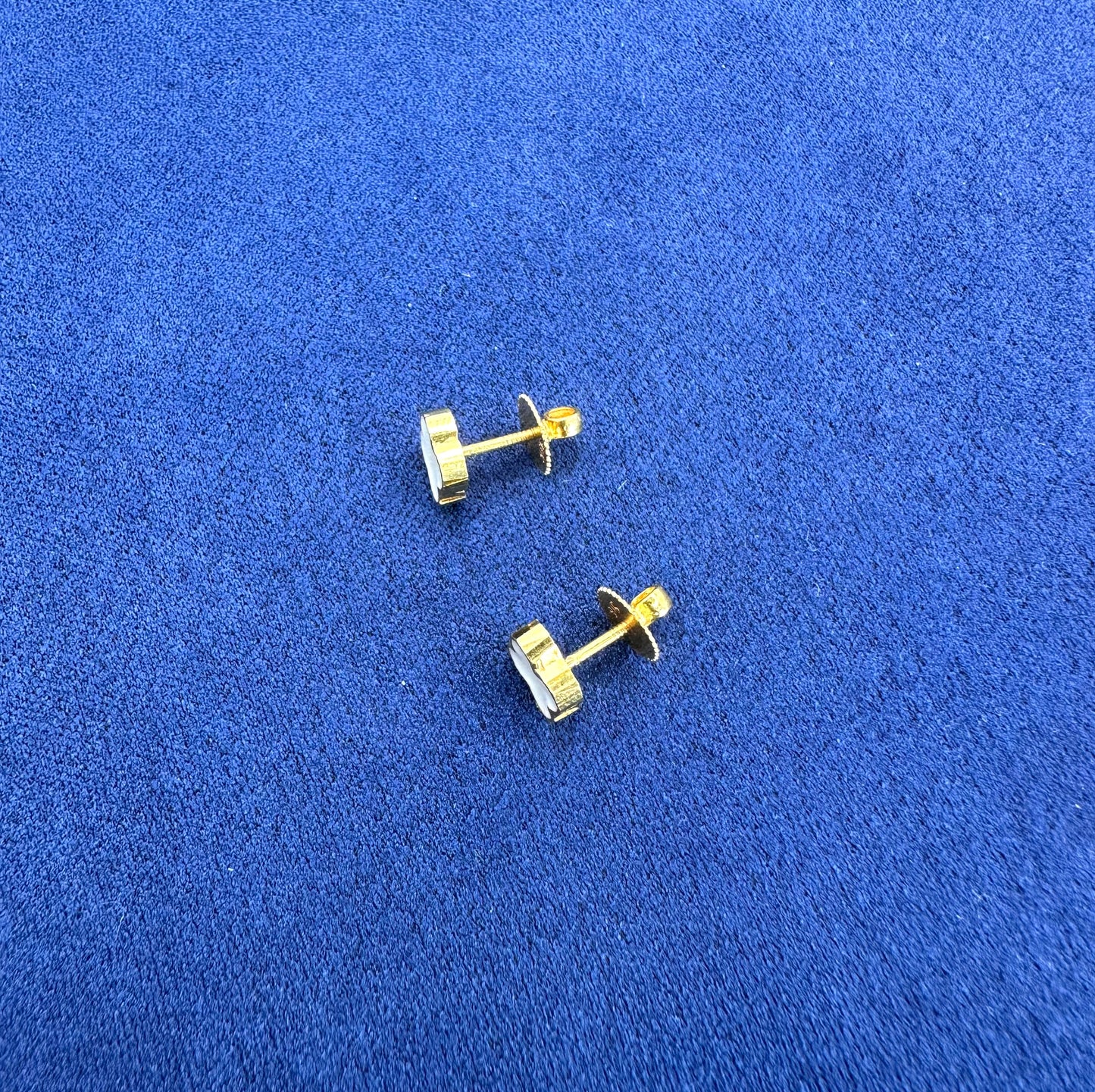 22k Solid Gold Clover Earrings