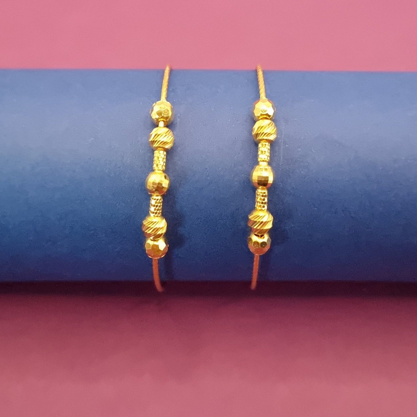 22k solid gold small baby bangles / 22ct gold baby bangles / unisex baby bangles