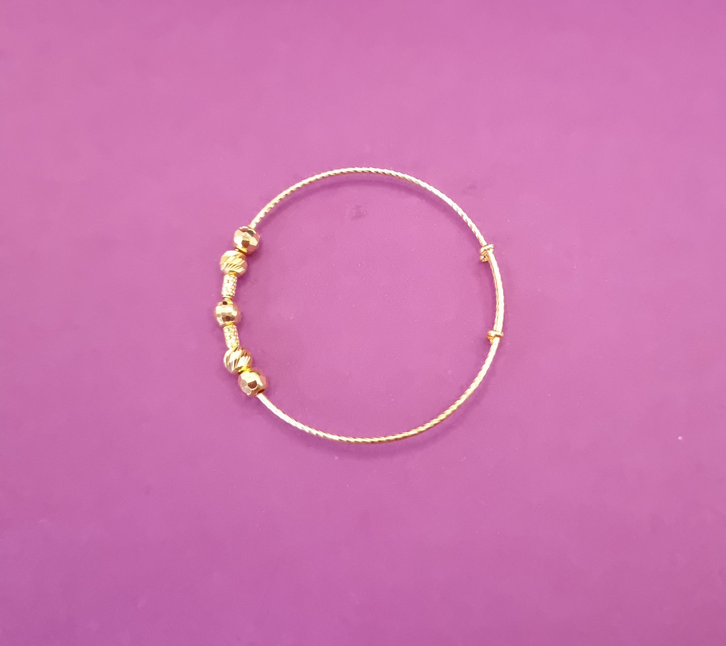 22k solid gold small baby bangles / 22ct gold baby bangles / unisex baby bangles