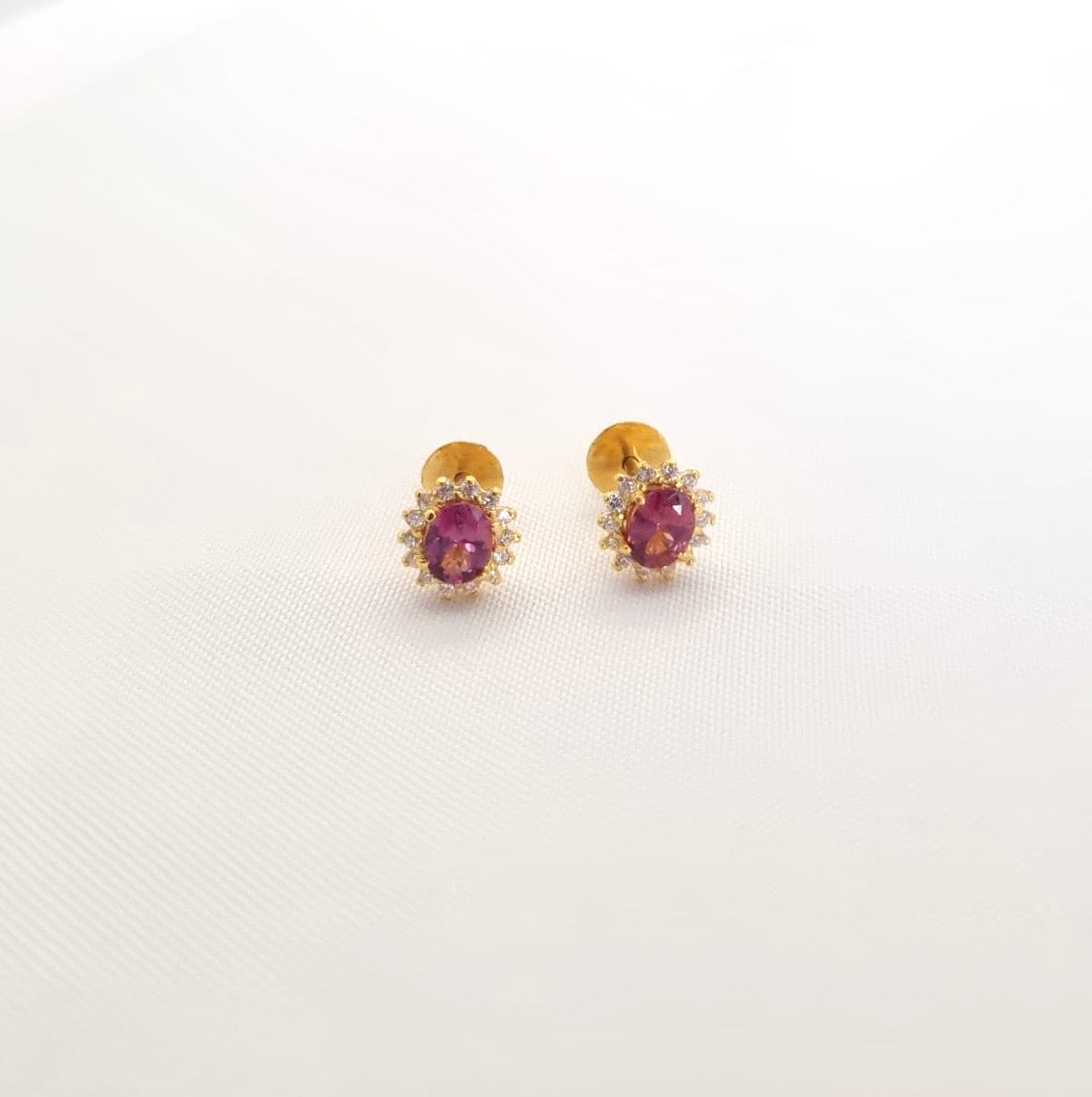 22k solid gold earrings