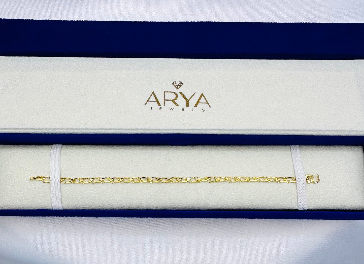 22k Solid Gold Bracelet - Teens and adults