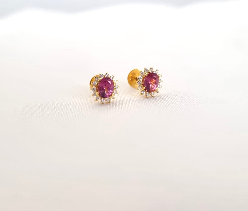 22k solid gold earrings