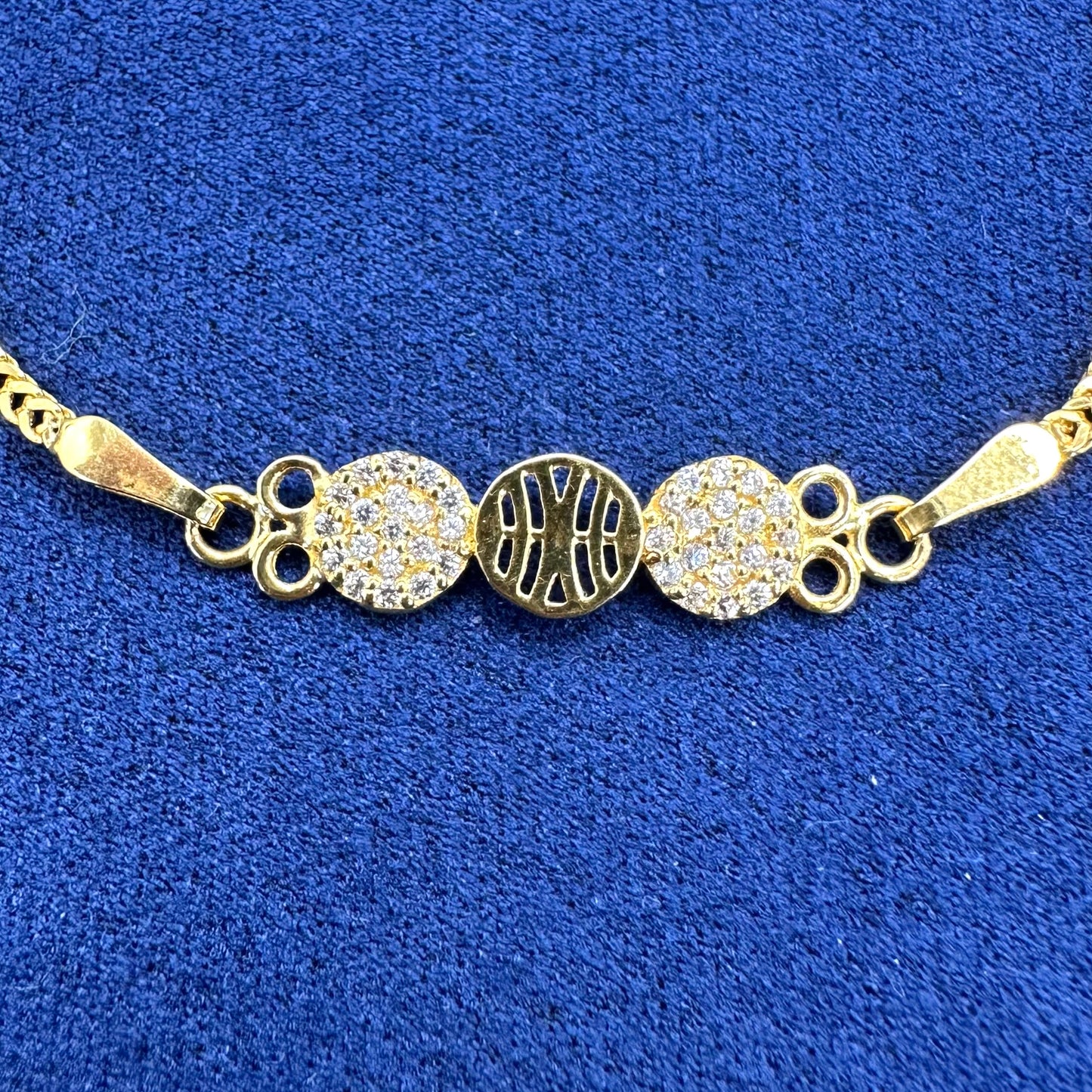 22k solid gold everyday bracelet