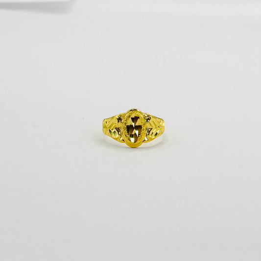 22k solid gold baby ring - 916 hallmarked.