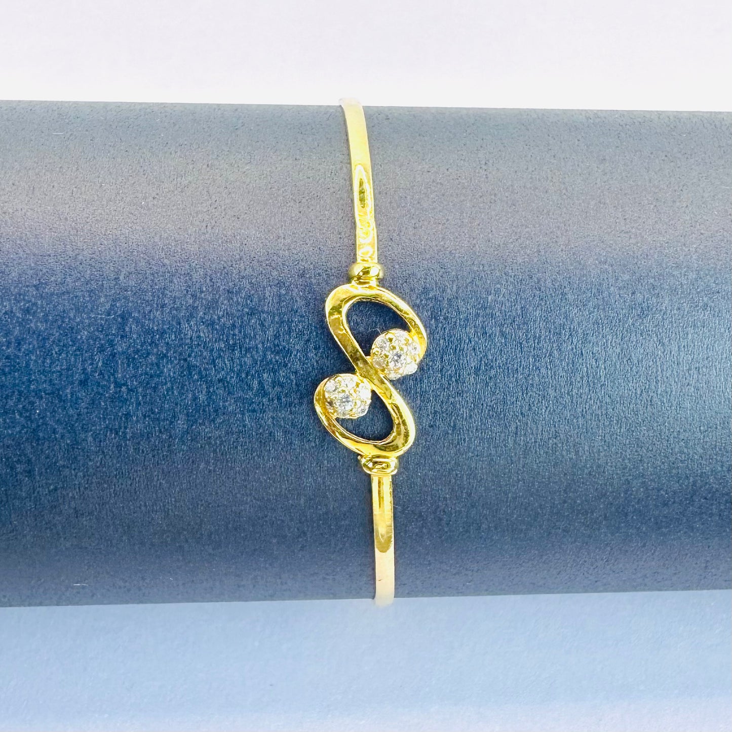 22k solid gold small baby bracelet/ baby bangle