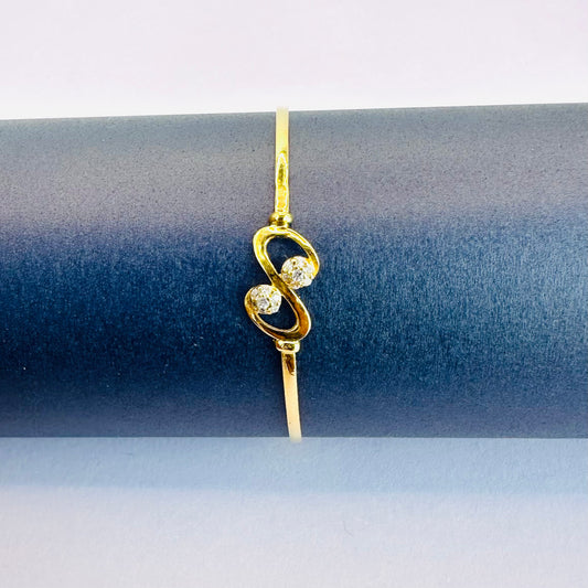 22k solid gold small baby bracelet/ baby bangle
