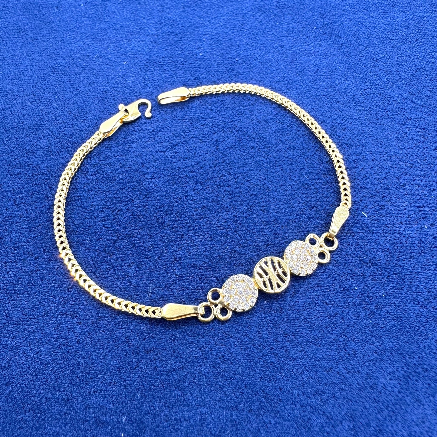 22k solid gold everyday bracelet