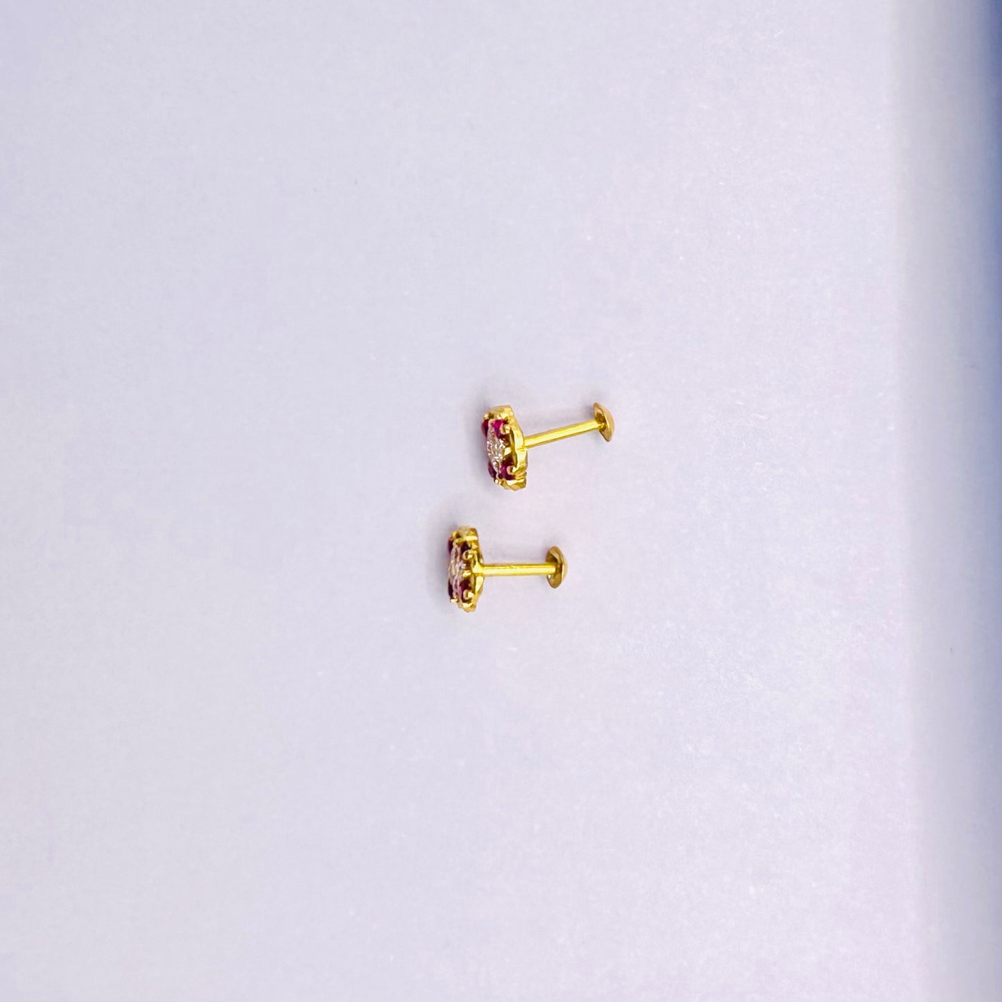 22k solid gold small earrings