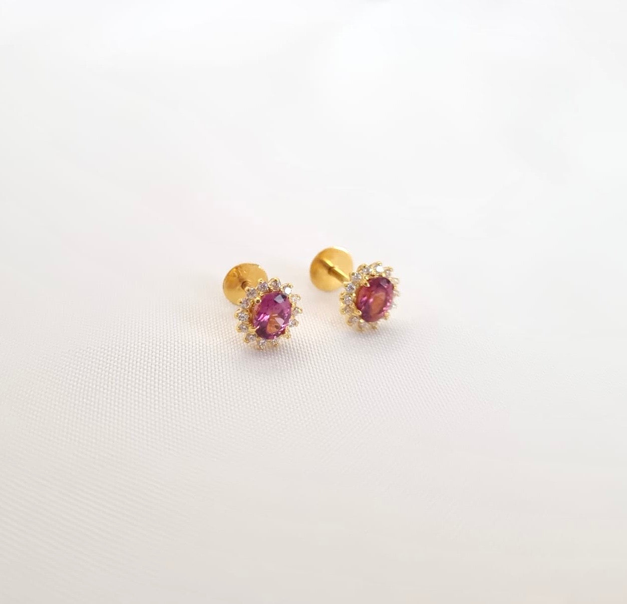 22k solid gold earrings