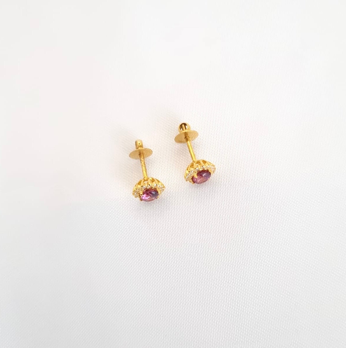 22k solid gold earrings