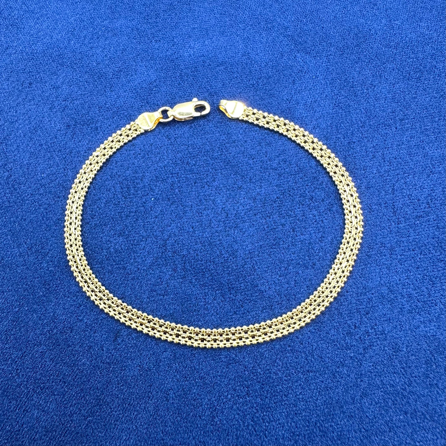22k solid gold everyday bracelet