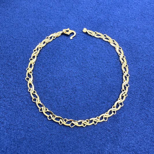 22k Solid Gold Bracelet - Teens and adults