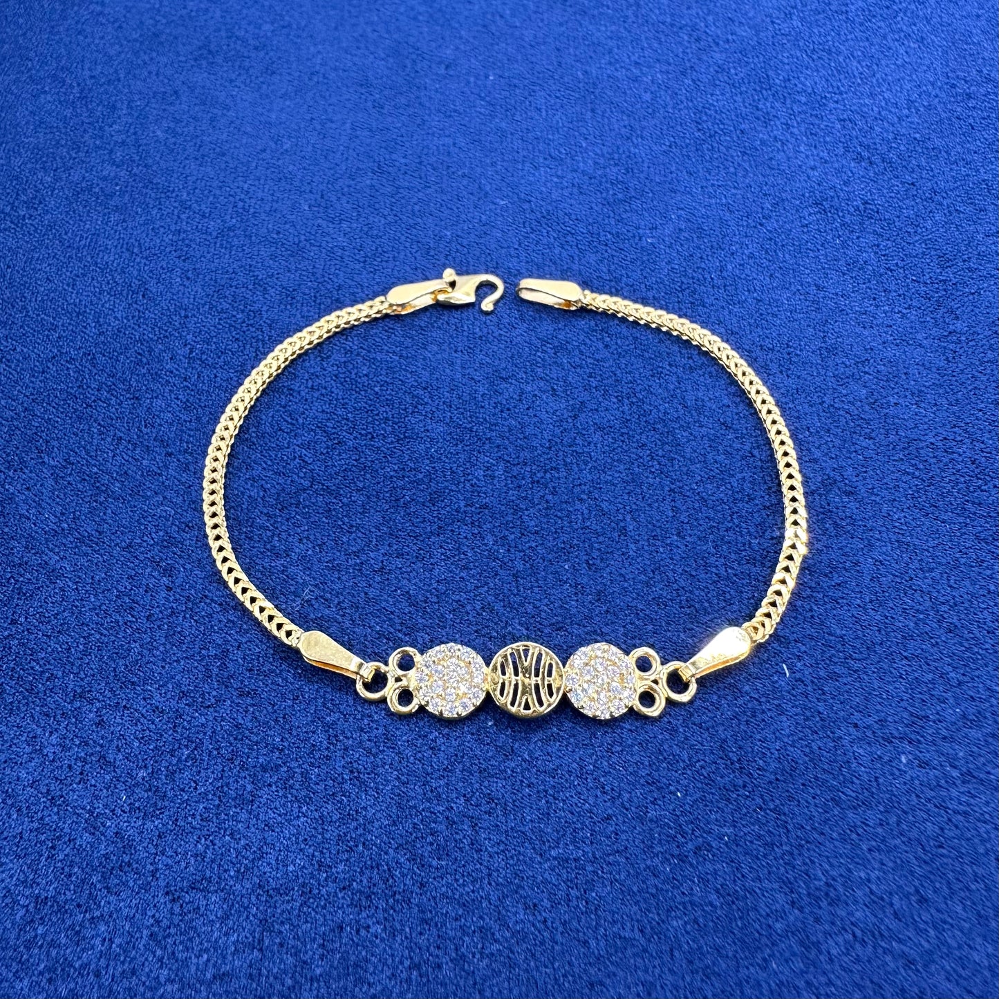 22k solid gold everyday bracelet