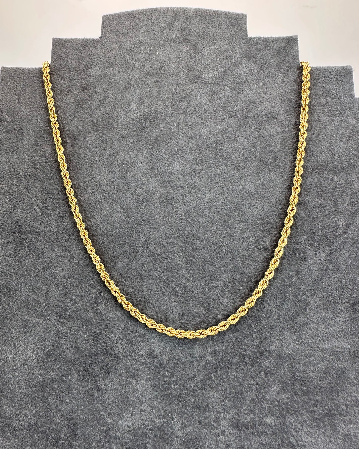18k rope chain