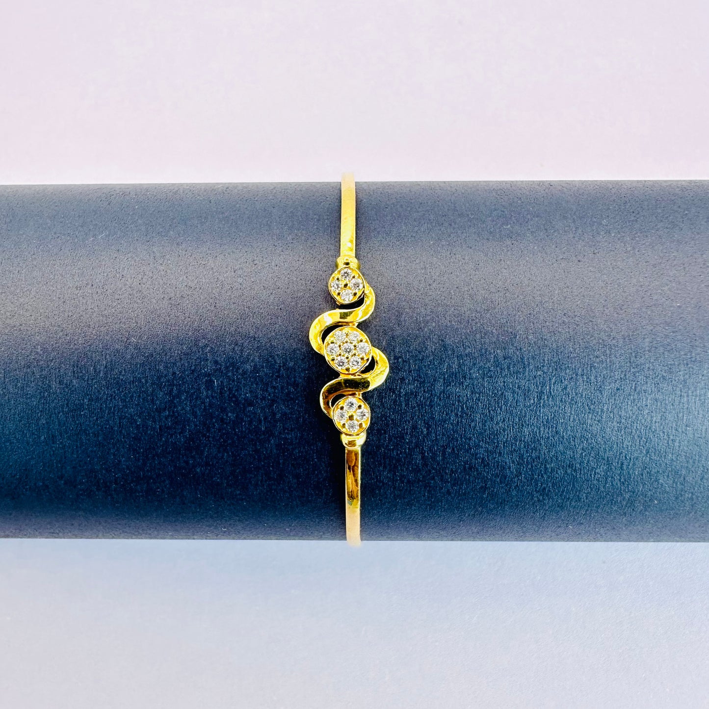 22k solid gold small baby bracelet/ baby bangle