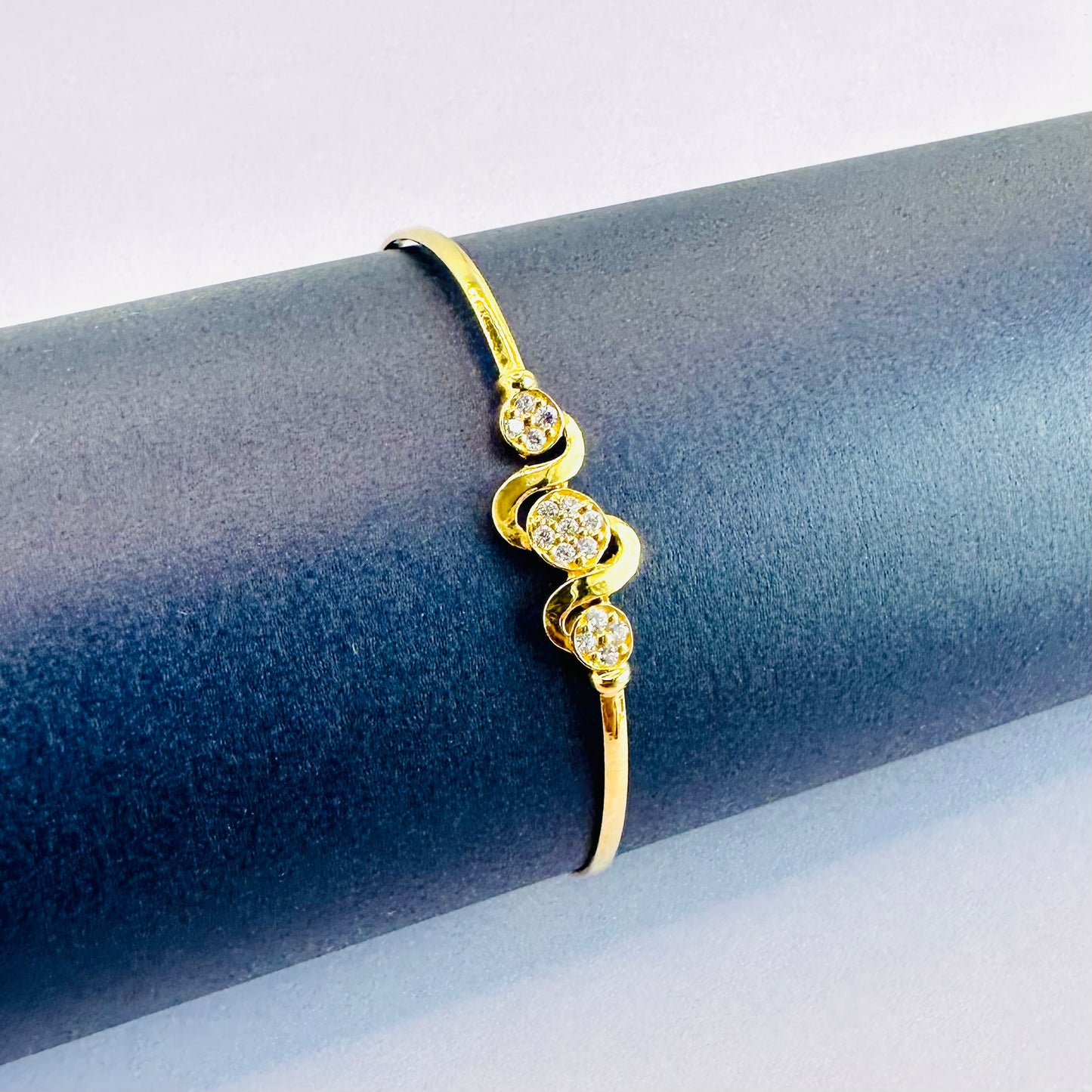 22k solid gold small baby bracelet/ baby bangle