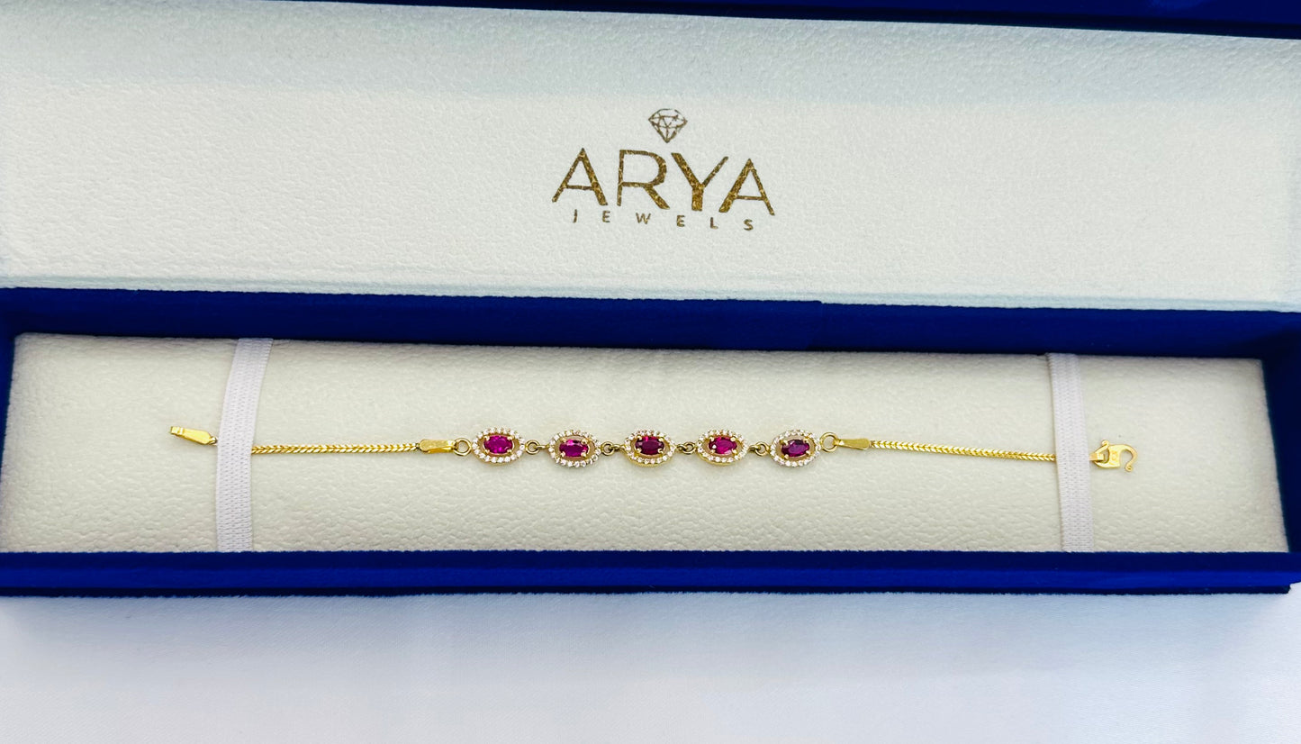22k solid gold designer bracelet