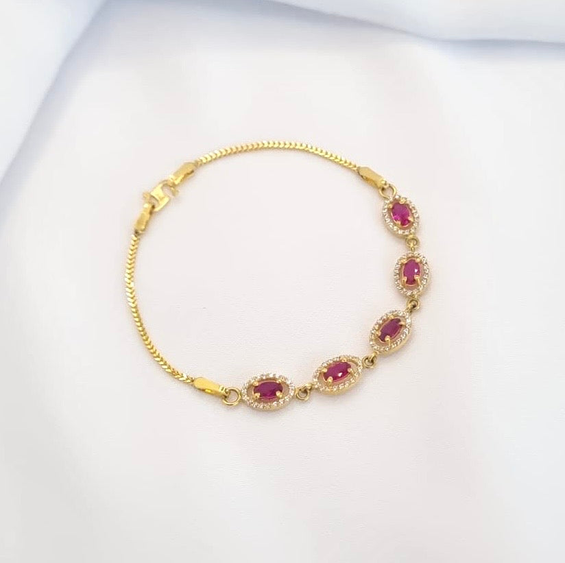 22k solid gold designer bracelet