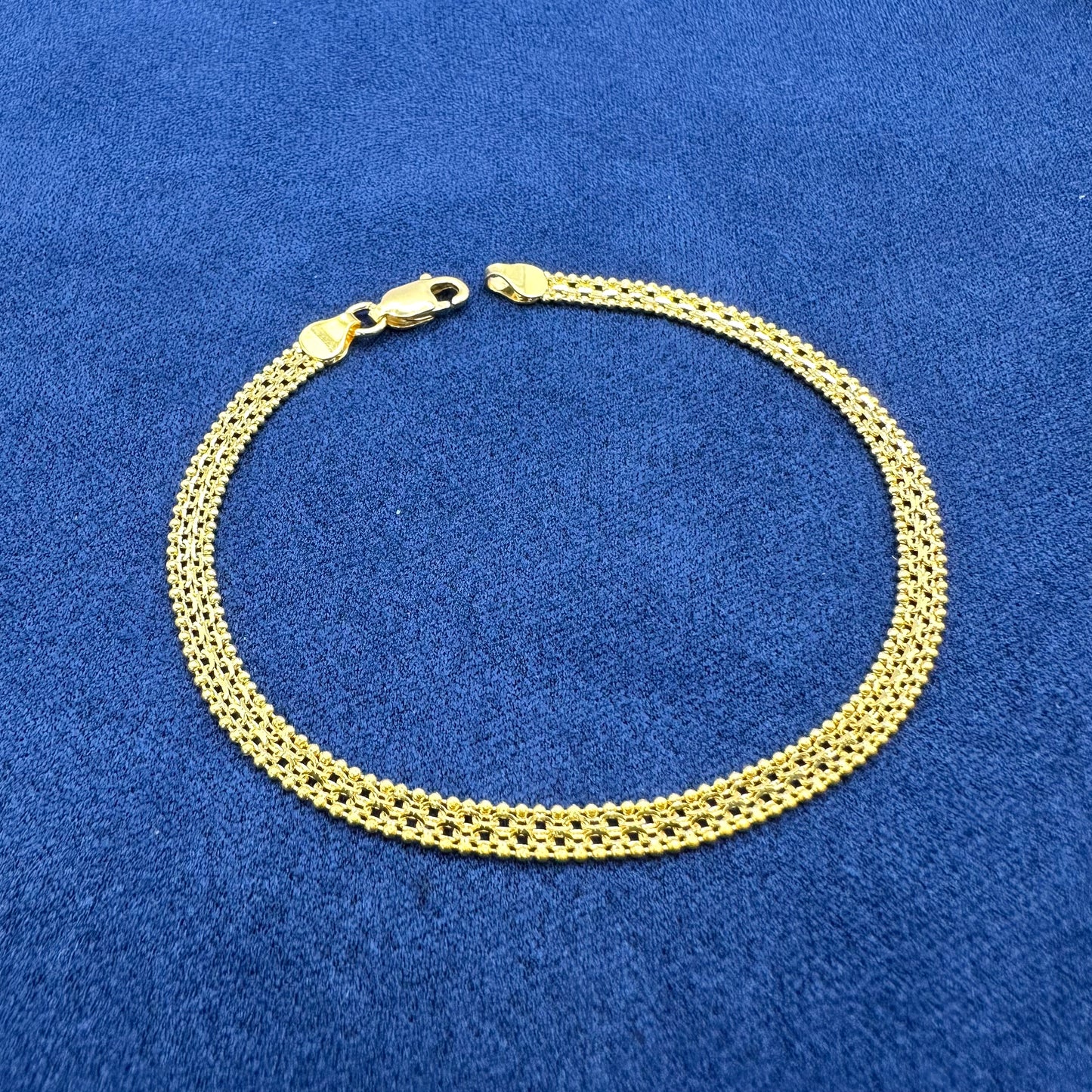 22k solid gold everyday bracelet