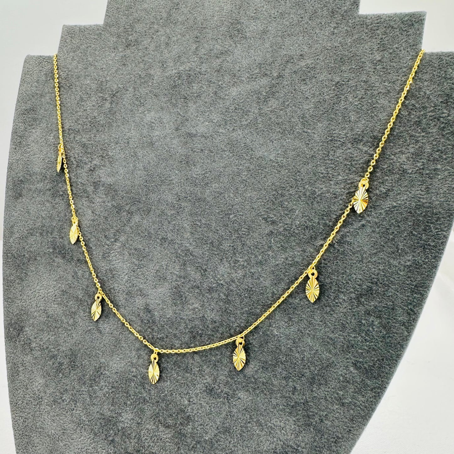 22k solid gold designer necklace