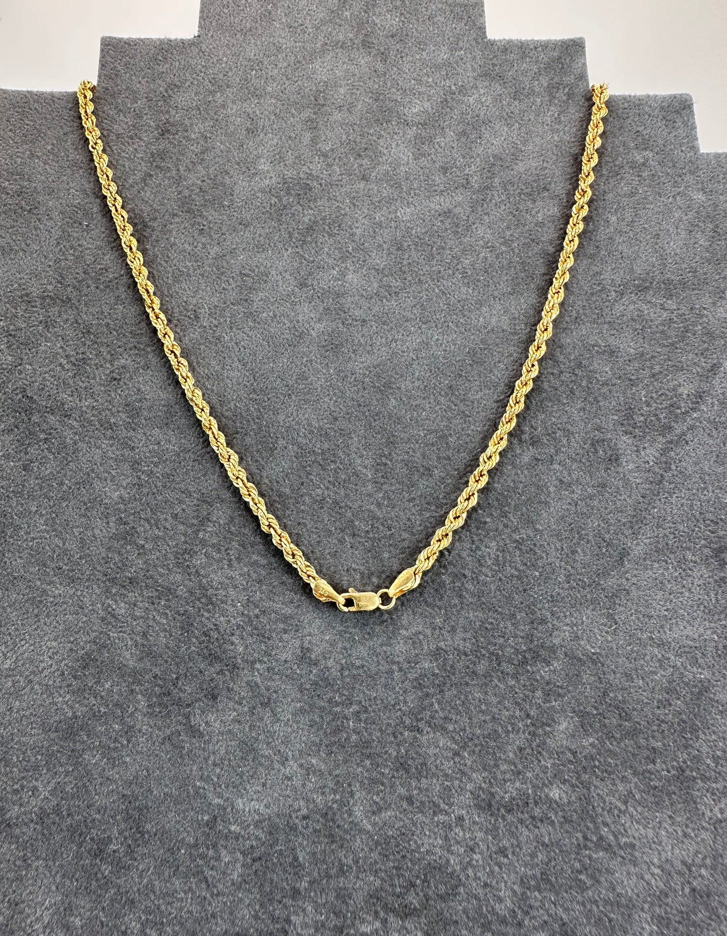 18k rope chain