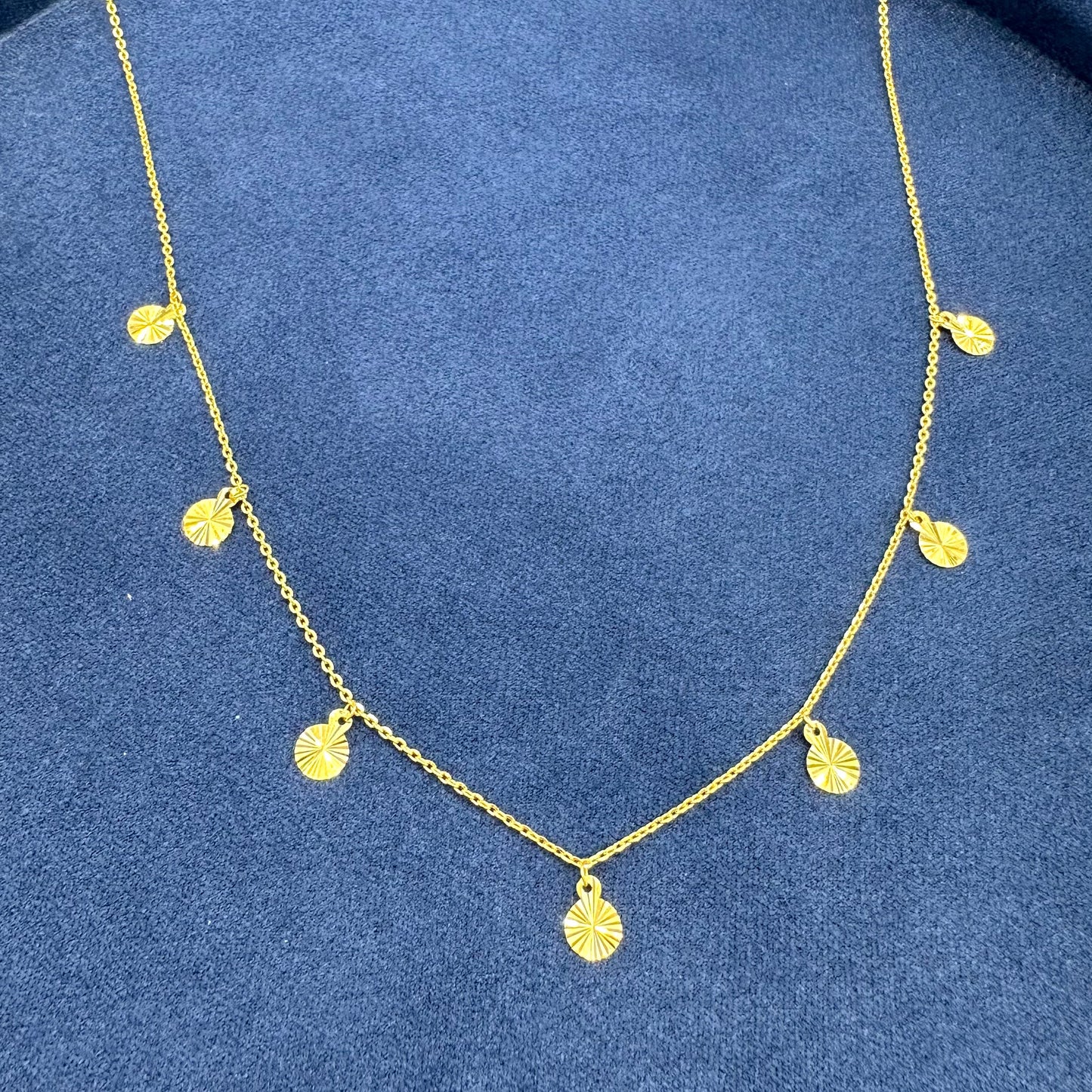 22k solid gold designer necklace