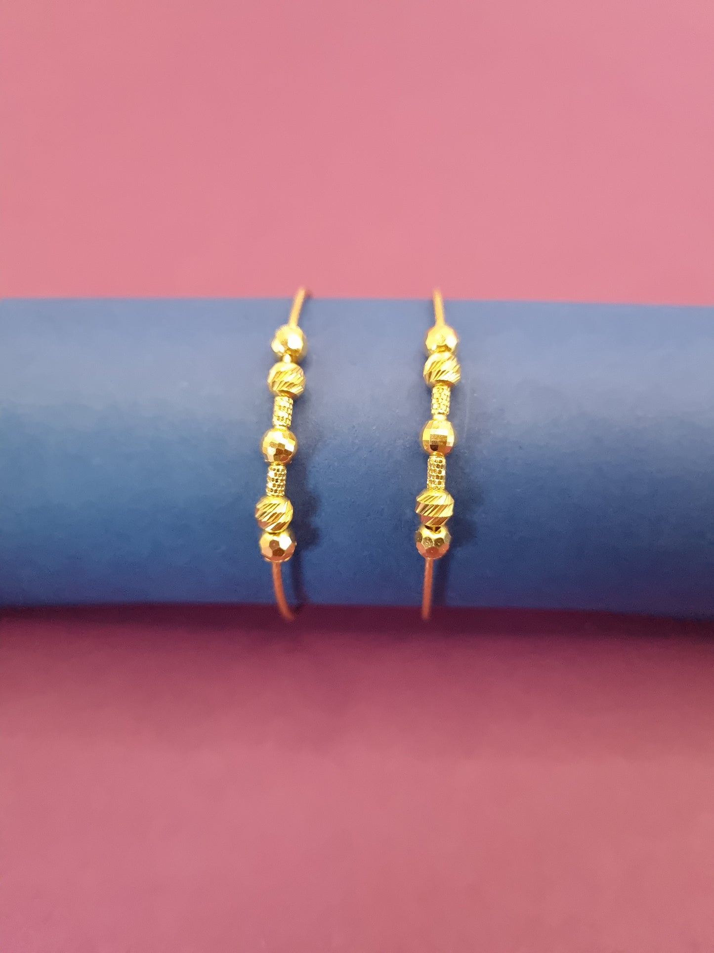 22k solid gold small baby bangles / 22ct gold baby bangles / unisex baby bangles