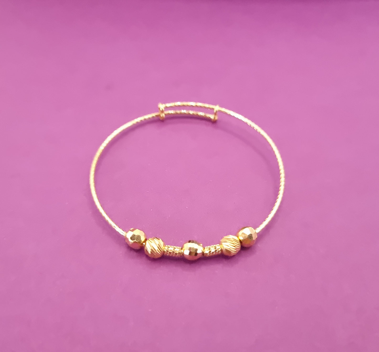 22k solid gold small baby bangles / 22ct gold baby bangles / unisex baby bangles