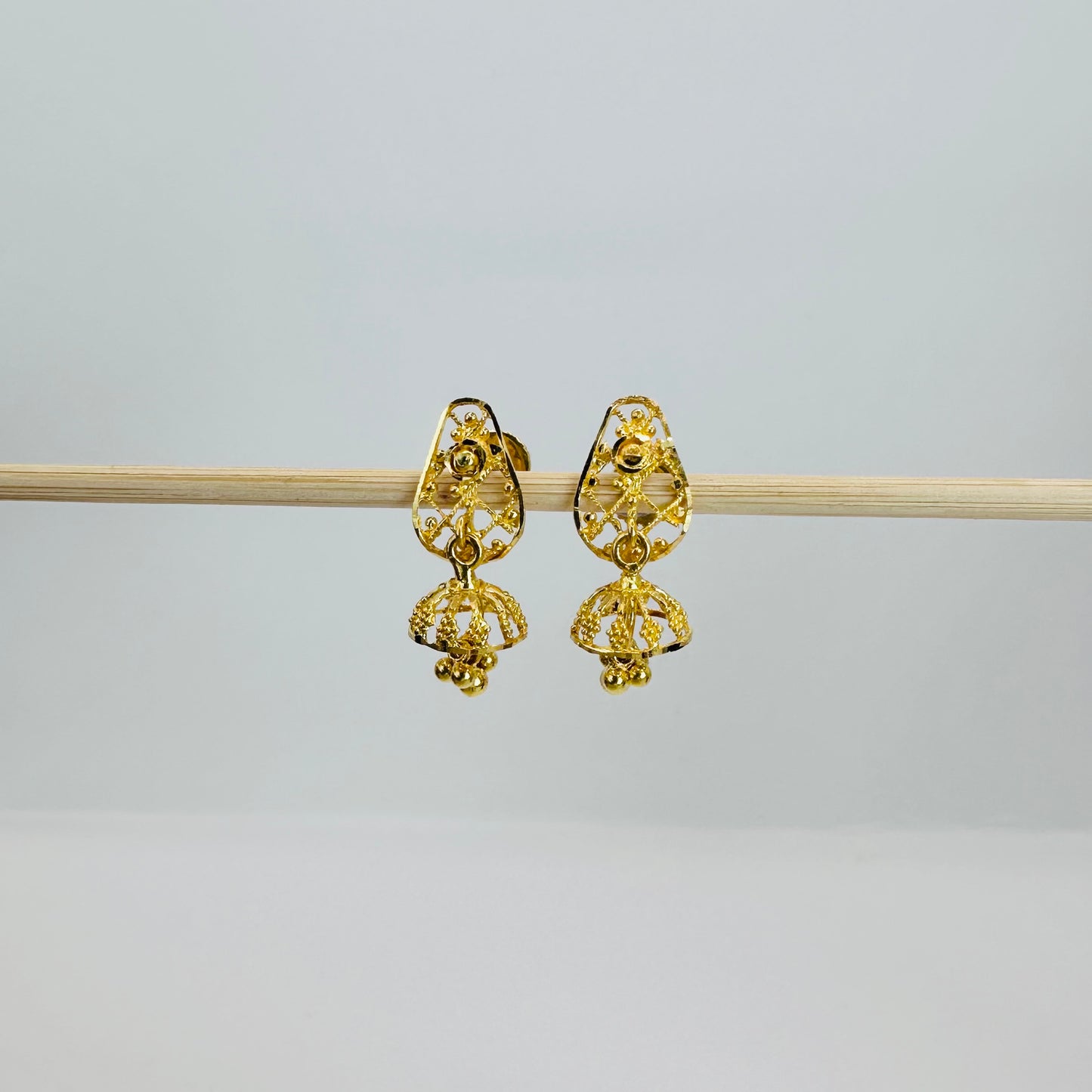 22k solid gold Jimiki Kammal / Jhumka Earrings