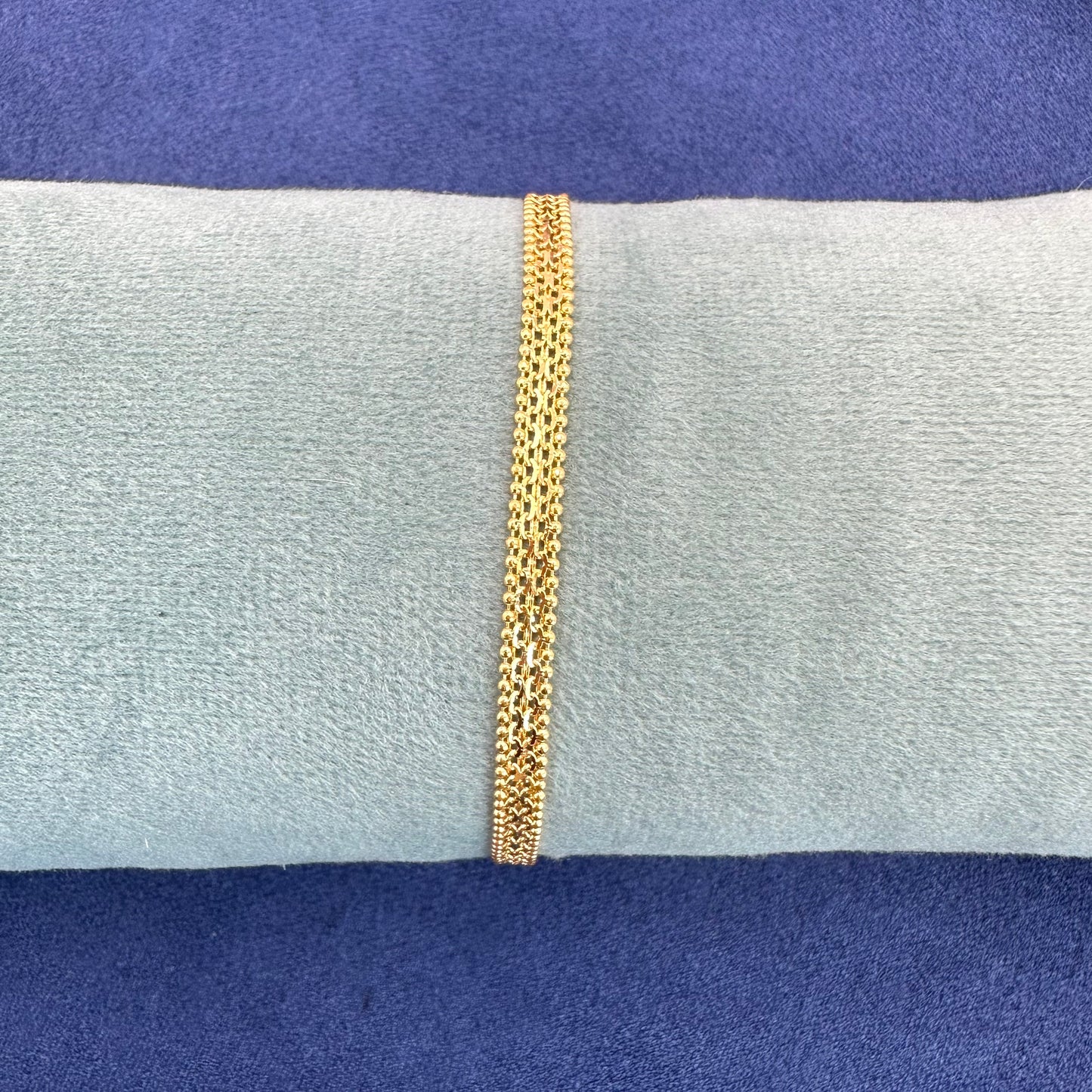 22k solid gold everyday bracelet