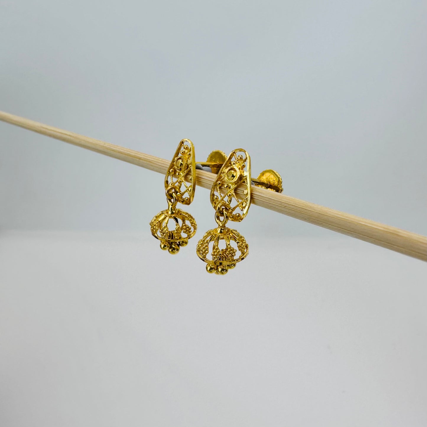 22k solid gold Jimiki Kammal / Jhumka Earrings