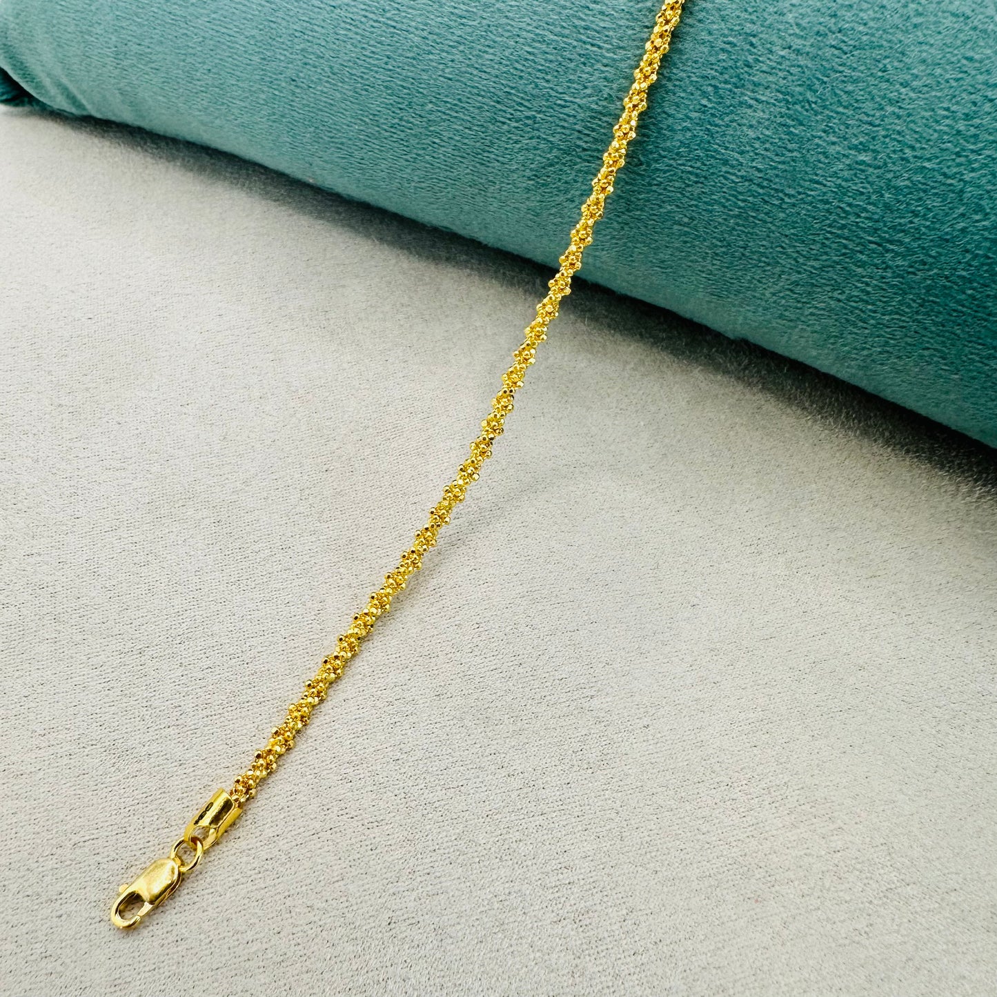 22k Solid Gold cluster Bracelet