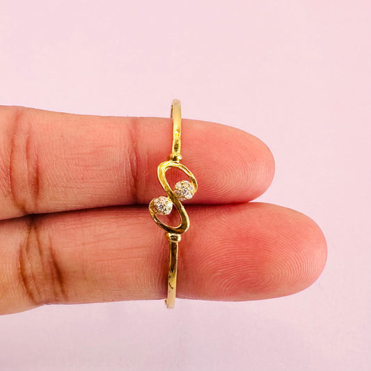 22k solid gold small baby bracelet/ baby bangle