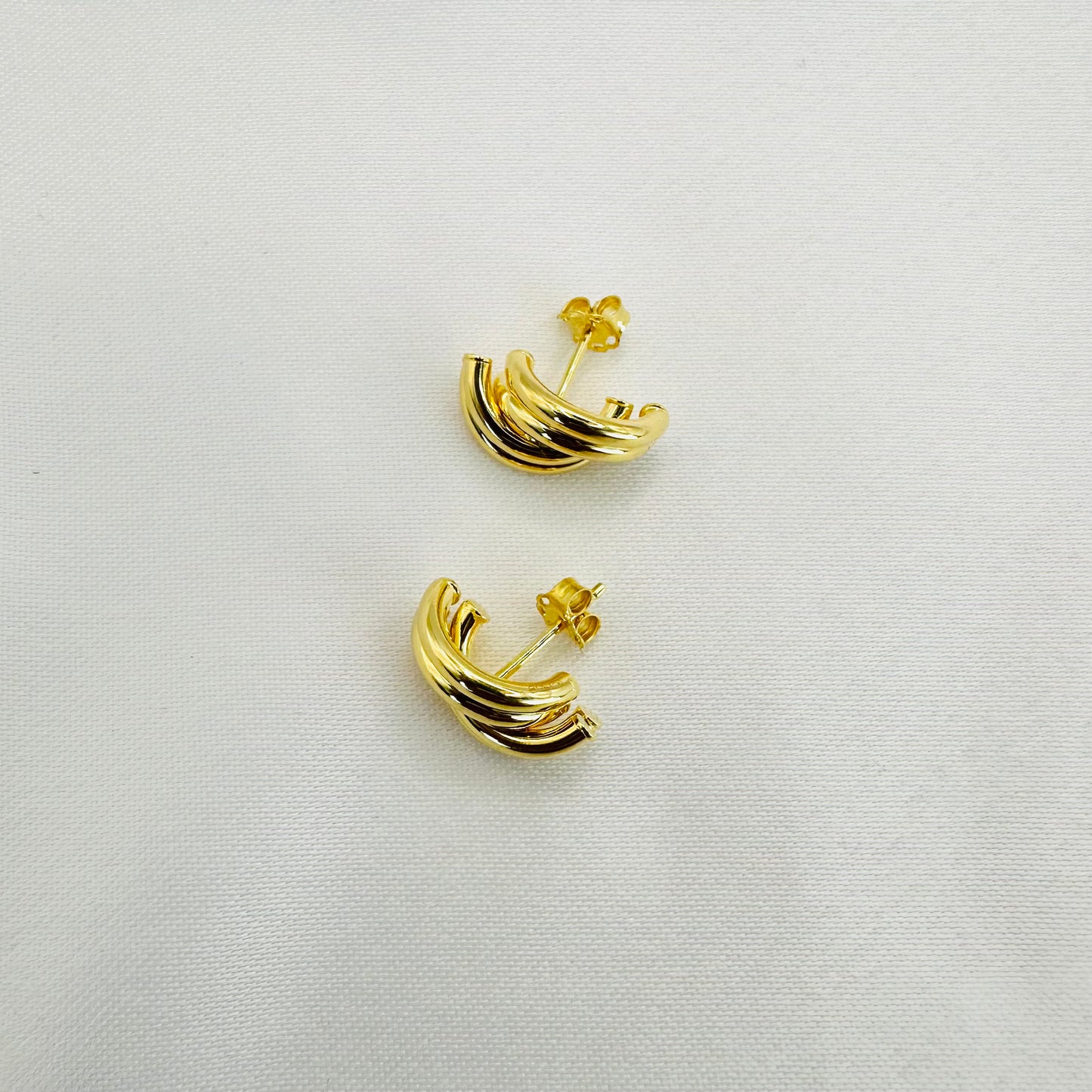 18k solid gold earrings