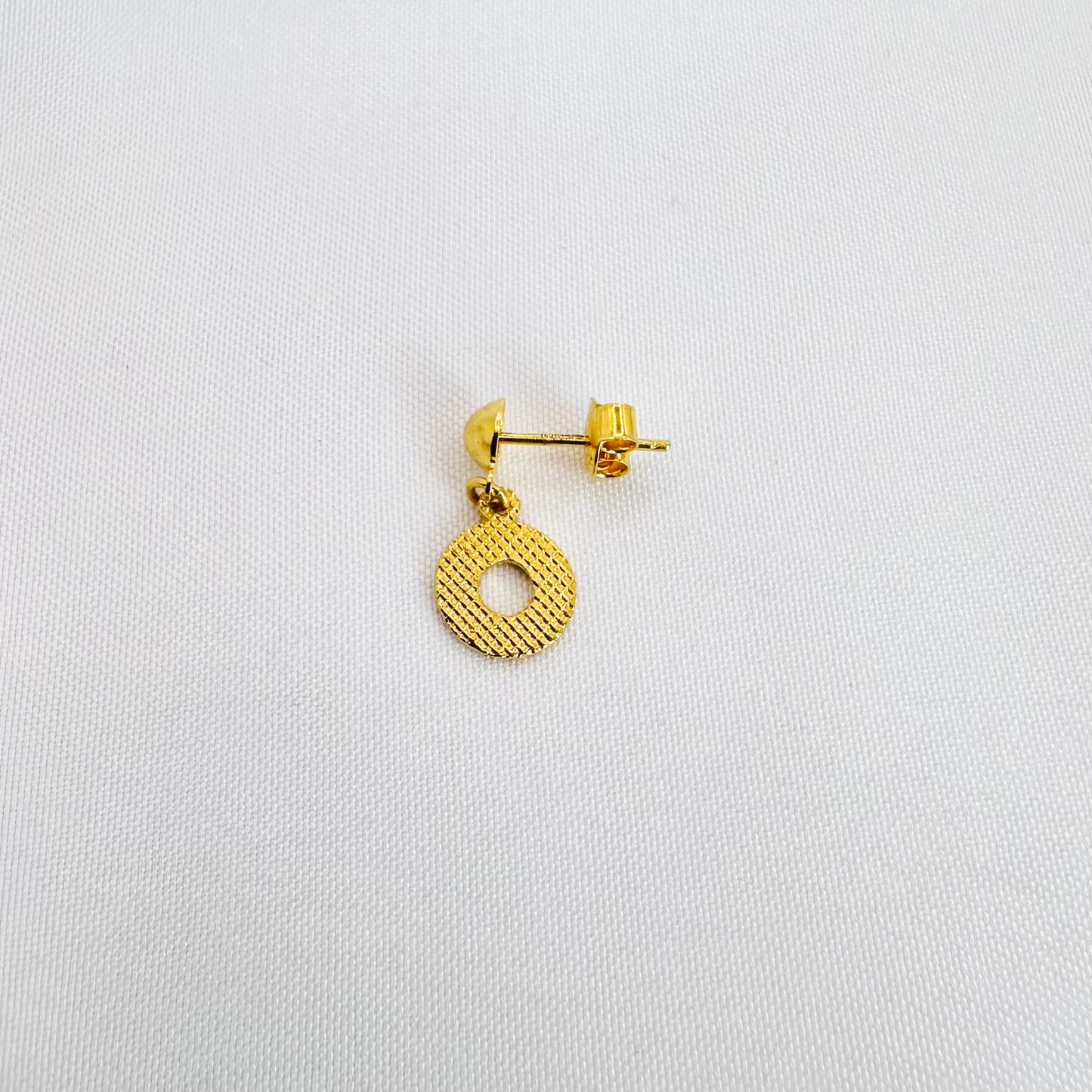 22k solid gold dangle earrings