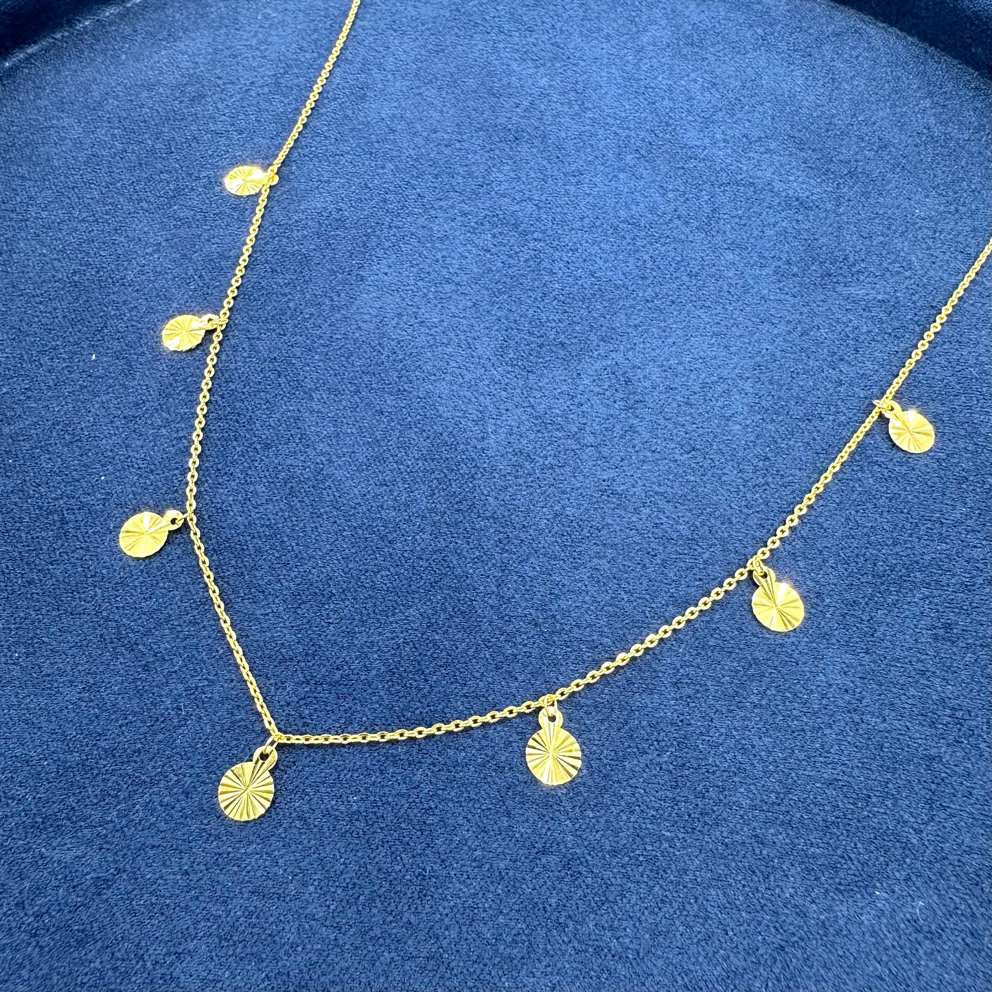 22k solid gold designer necklace