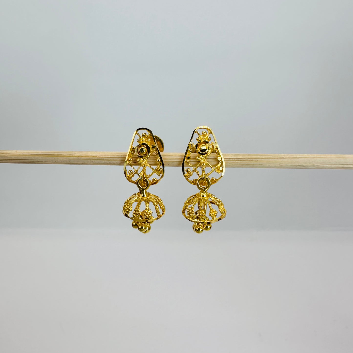 22k solid gold Jimiki Kammal / Jhumka Earrings