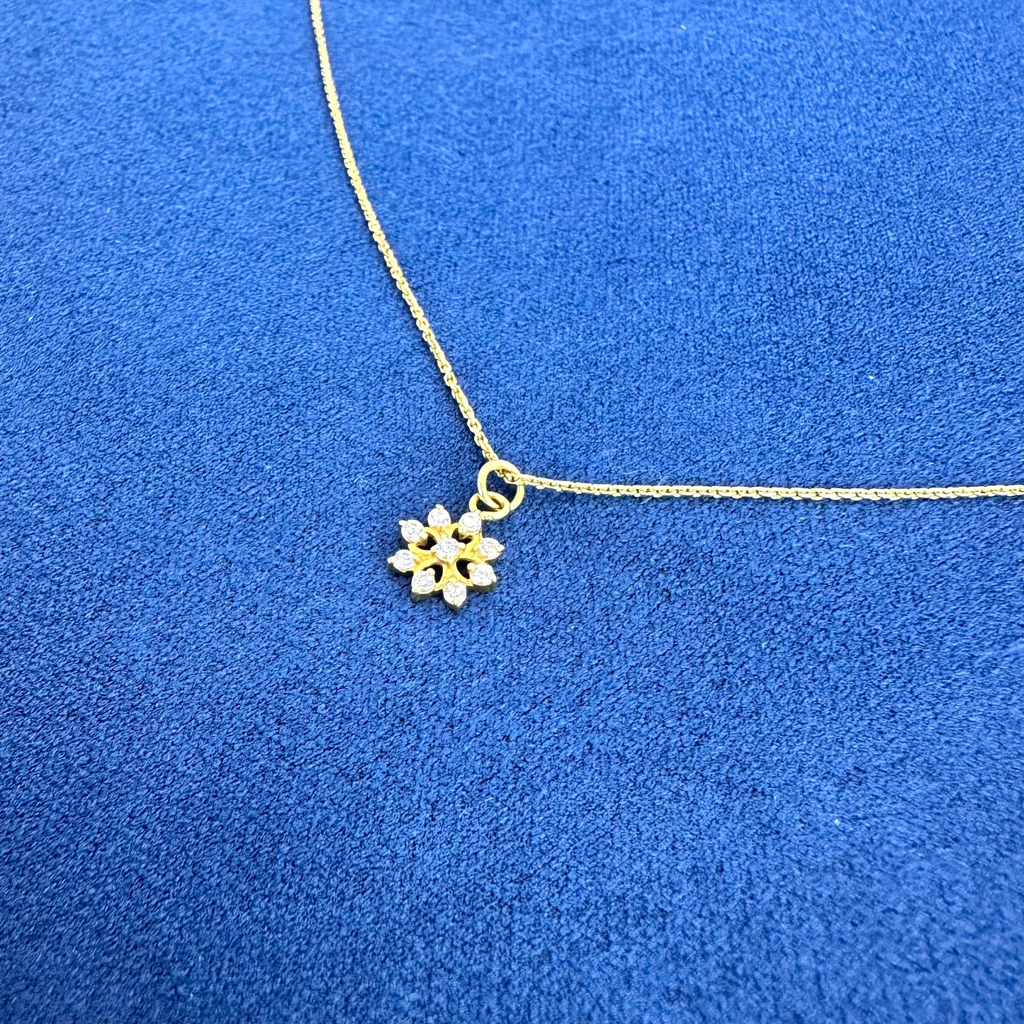 22k solid gold designer necklace