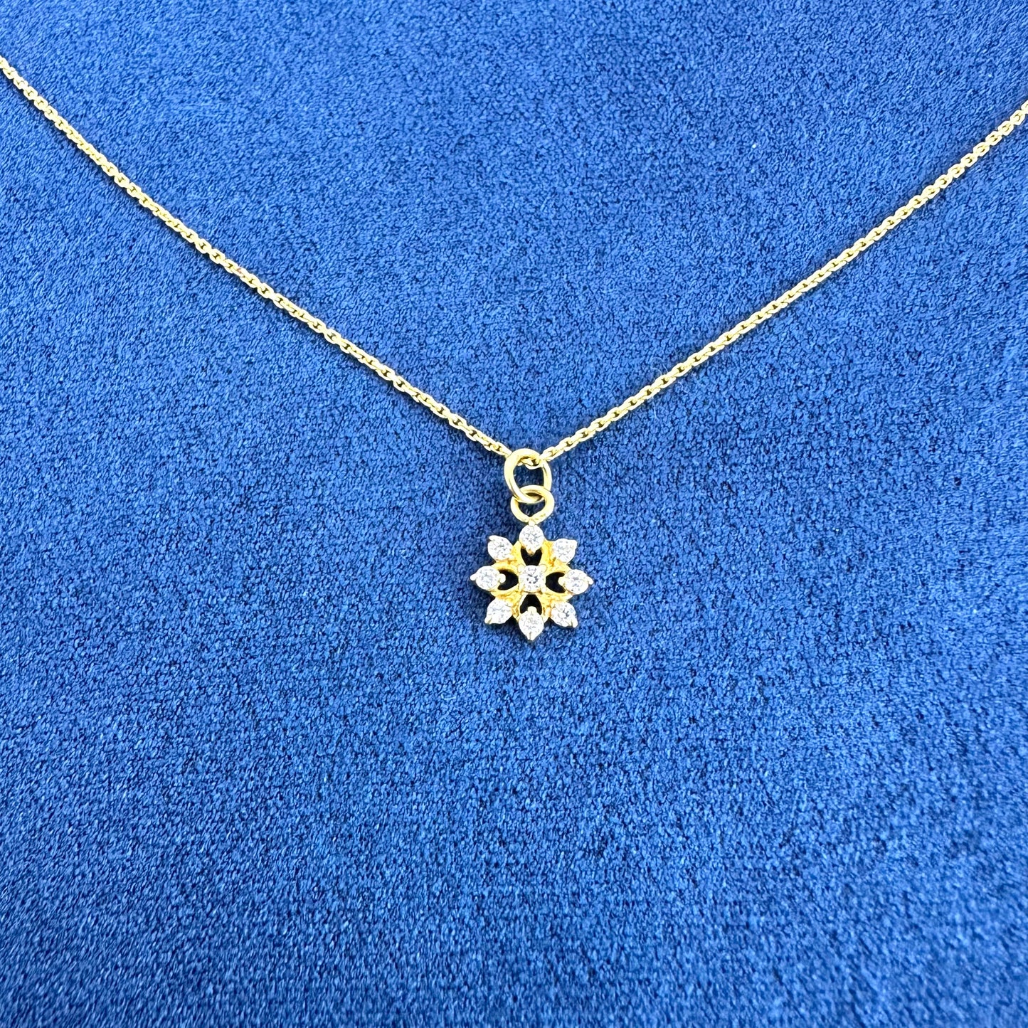 22k solid gold designer necklace