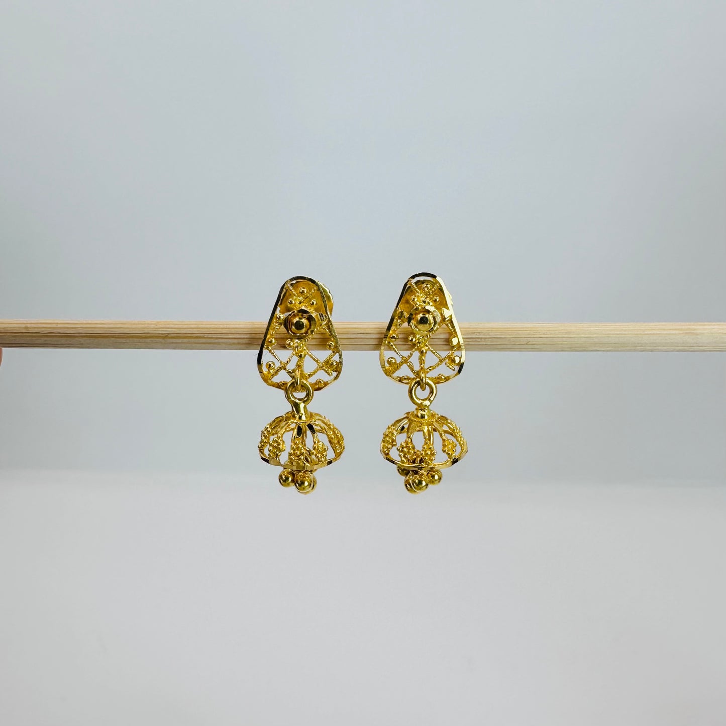 22k solid gold Jimiki Kammal / Jhumka Earrings