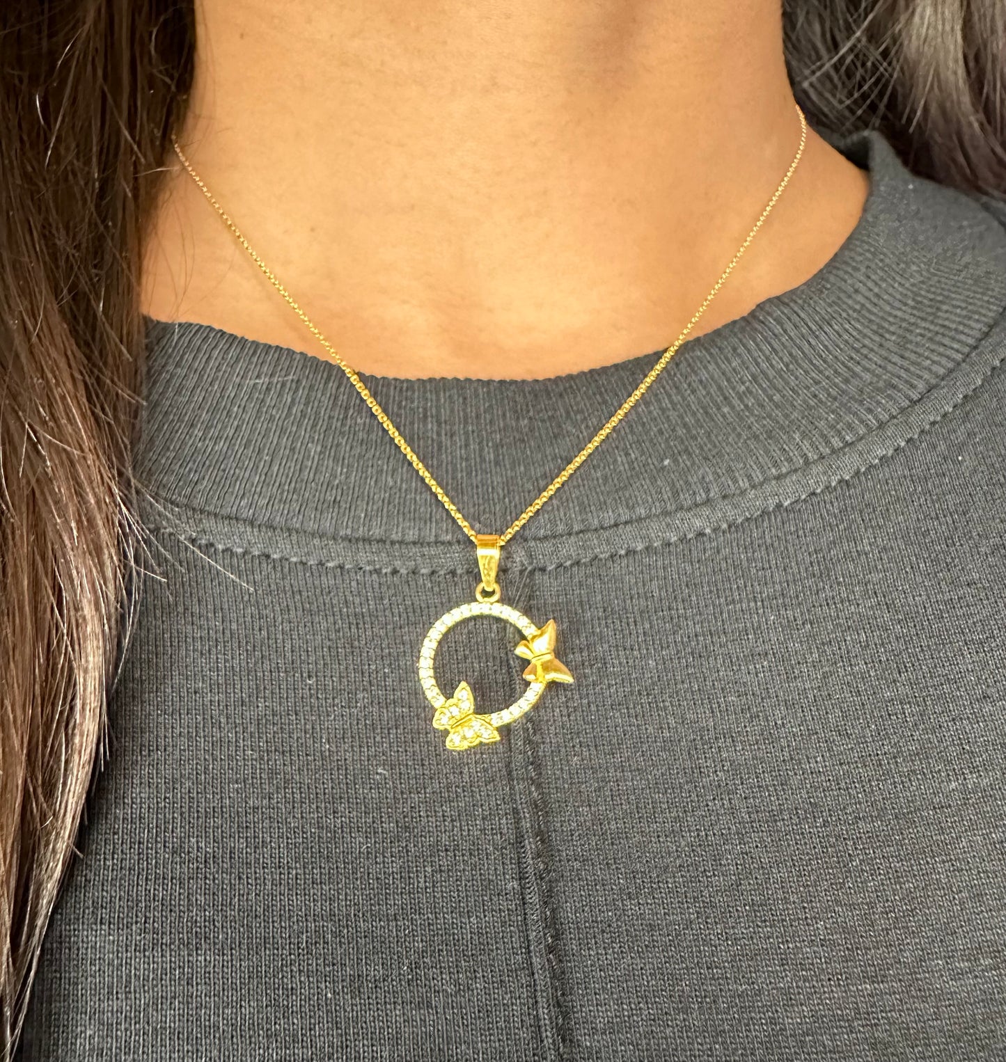 22k solid gold designer necklace
