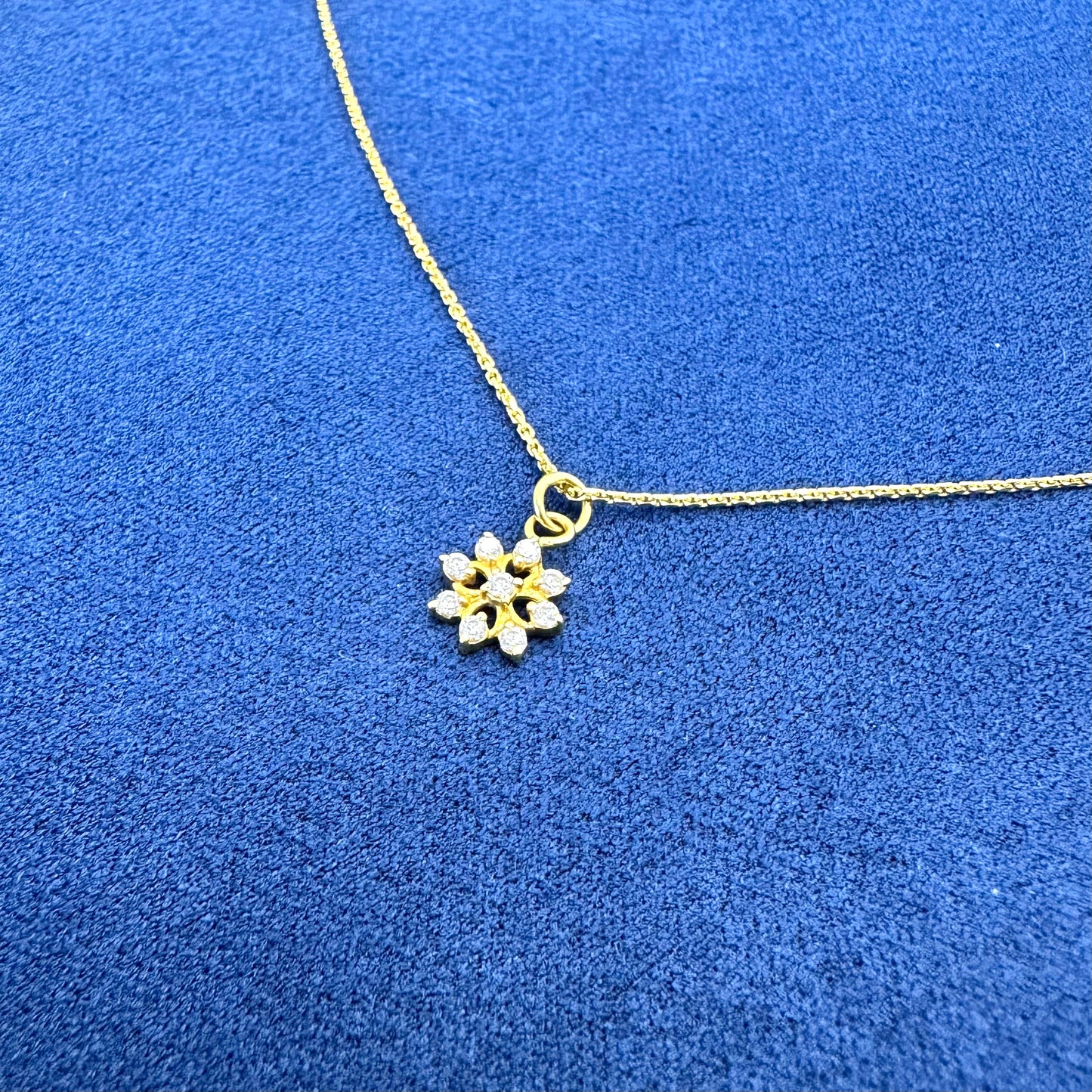 22k solid gold designer necklace