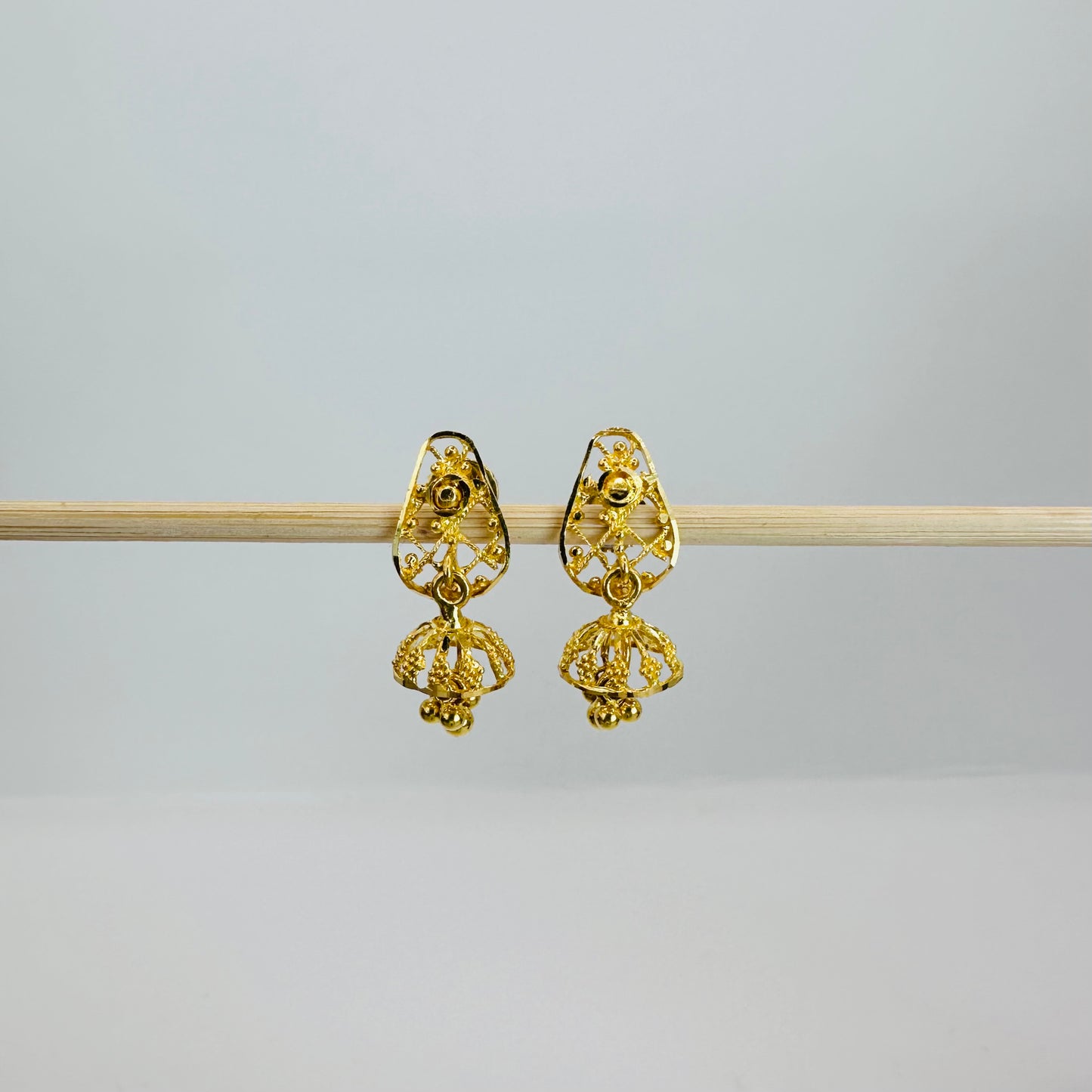 22k solid gold Jimiki Kammal / Jhumka Earrings
