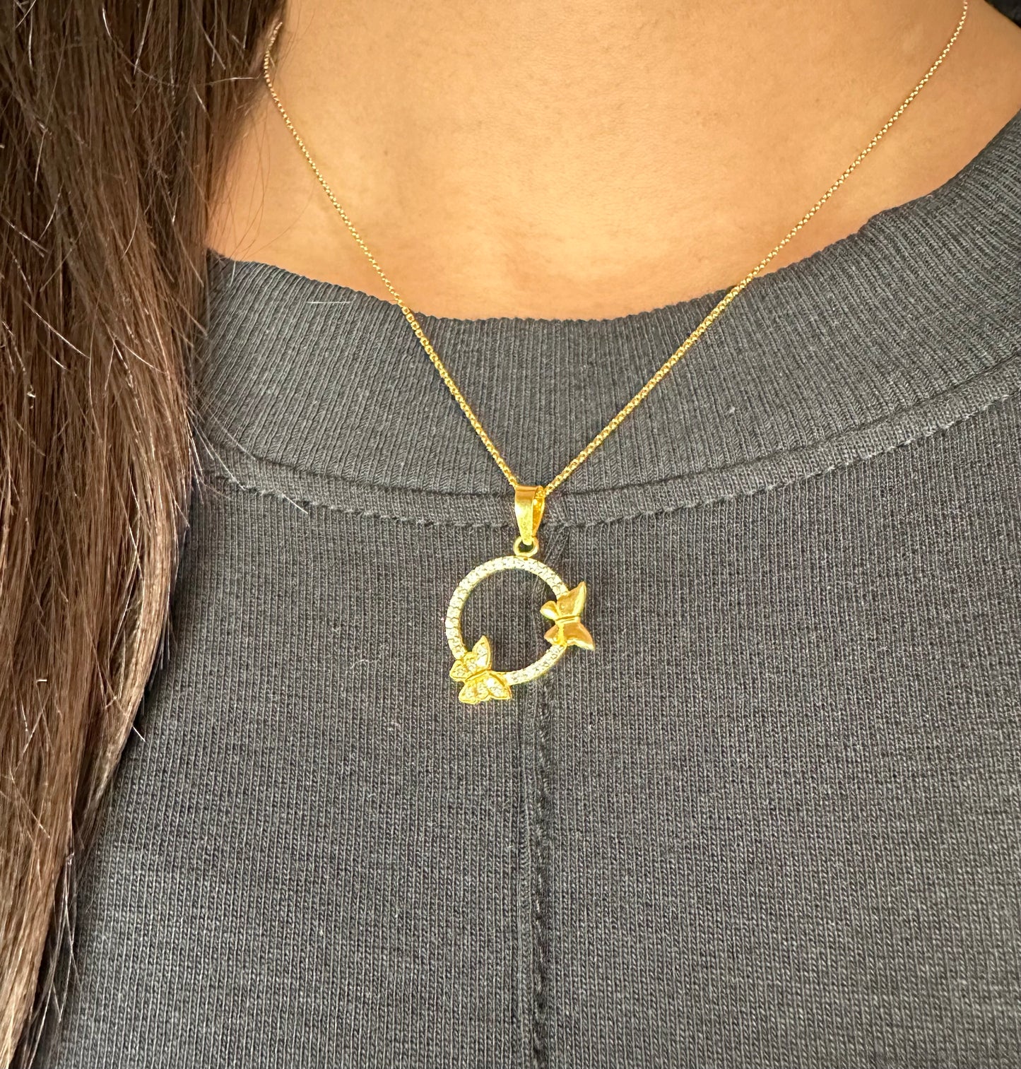 22k solid gold designer necklace