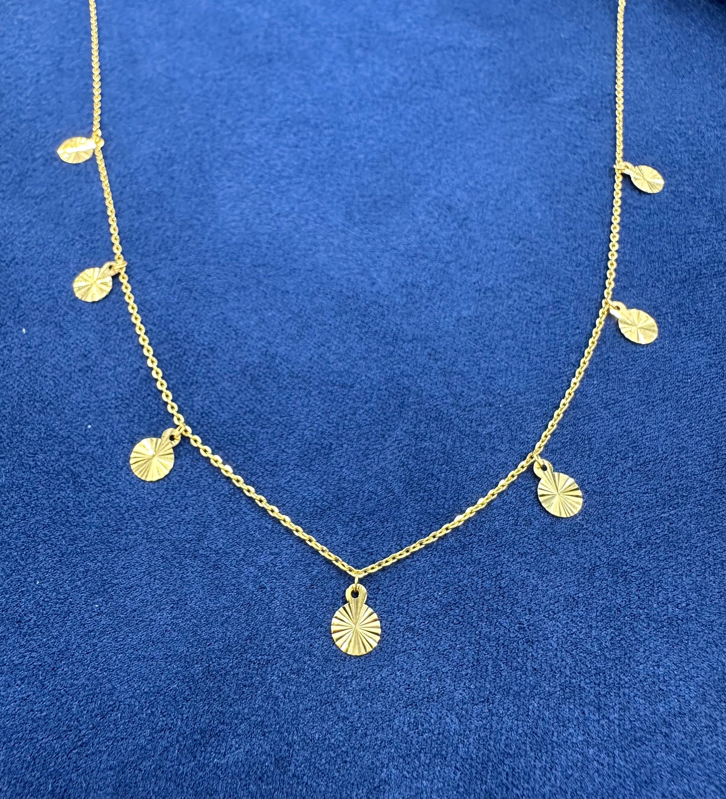 22k solid gold designer necklace