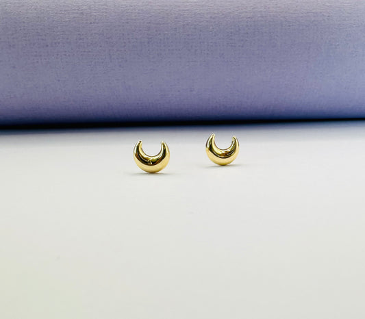 18k Solid Gold Celestial ear studs