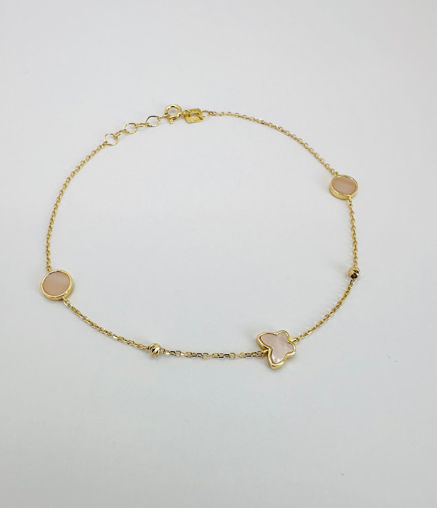 18k Solid Gold butterfly Bracelet