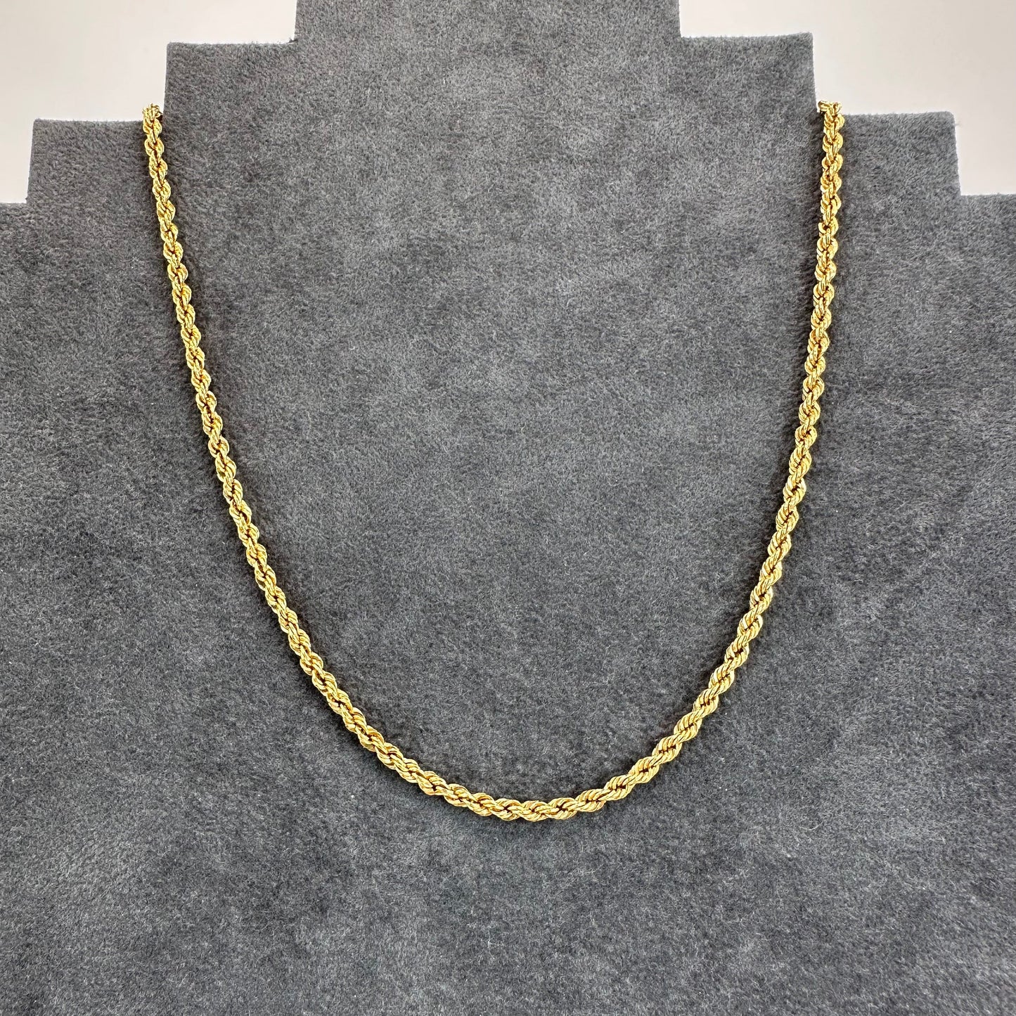 18k rope chain