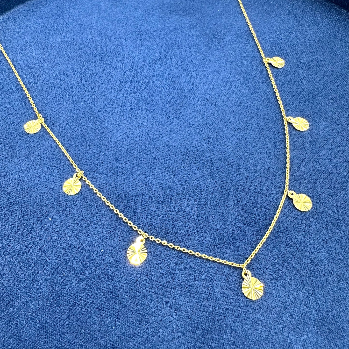 22k solid gold designer necklace